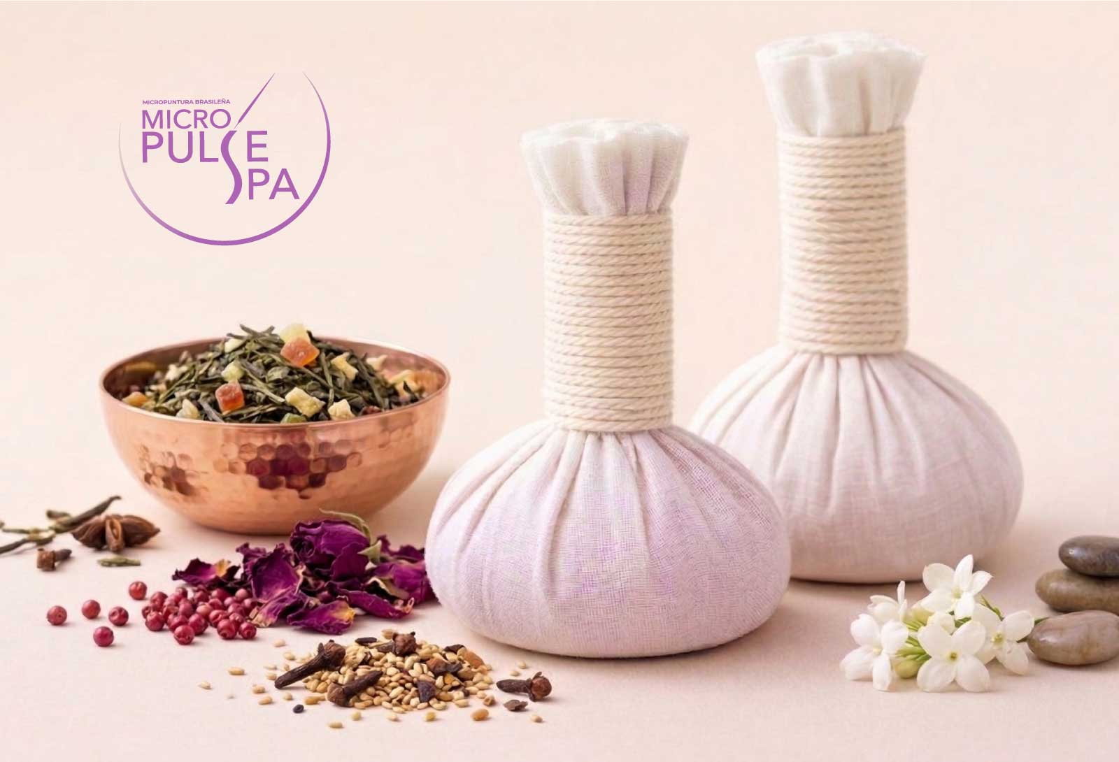 Detalle de saquito herbal